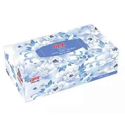 Fresh Facial White Tissue Box